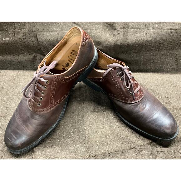 Johnston & Murphy Brown Leather Sheepskin Dress Shoes 10M Lace Up Waterproof XC4 main image 11